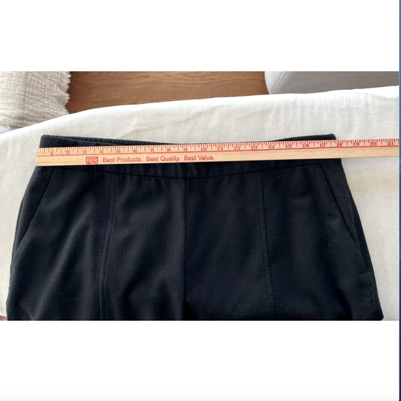 EILEEN FISHER 100% Soft Wool Lantern Pants with Side Zip in Black - L - Picture 7 of 10